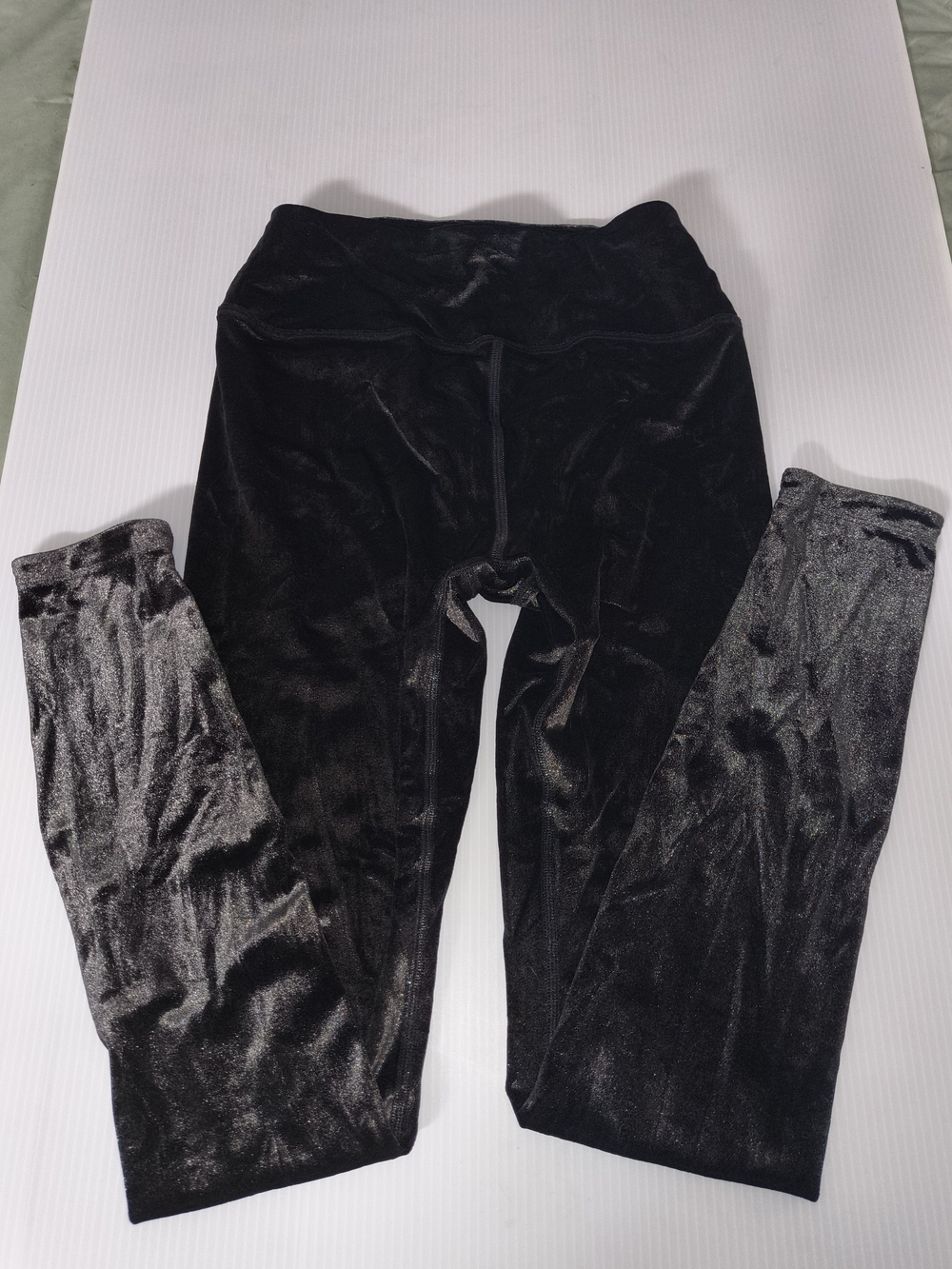 Victoria's Secret PINK Ultimate High-Waist Velvet Leggings - Black (Size S)